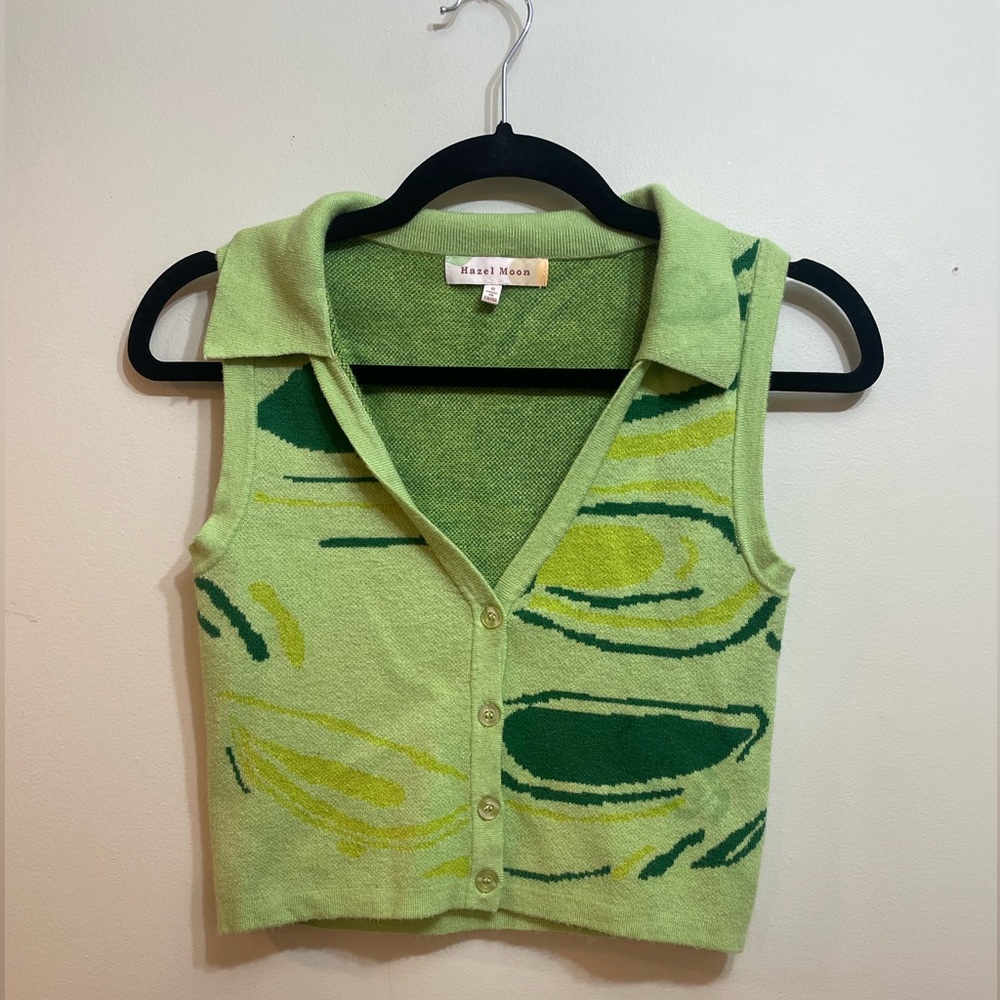 Hazel Moon sweater cropped tank